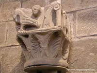 CAPITEL PROCEDENTE DE ARBU&Eacute;S. MUSEO DIOCESANO-JACA-