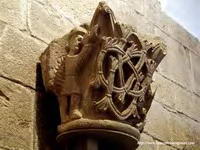 CAPITEL PROCEDENTE DE ARBU&Eacute;S. MUSEO DIOCESANO-JACA-