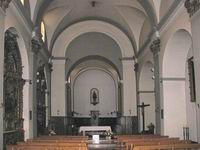 INTERIOR DEL TEMPLO, HACIA LA CABECERA.