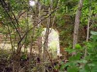 MURO SUR, CON LA PUERTA, A TRAV�S DE LAS ACACIAS