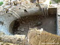 VISTA CENITAL DE LA CRIPTA, DESDE LA NAVE CENTRAL