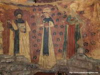 DETALLE PINTURAS S XV: JUDAS Y SAN PEDRO -DOMINICO- MARTIR