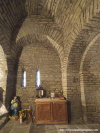 MURO NORTE DE LA CAPILLA, CON SUS DOS VENTANALES
