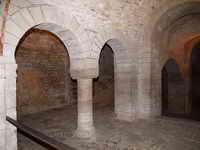 DETALLE DEL ARCO DOBLE. NAVE DE LA EP�STOLA HACIA LOS PIES 