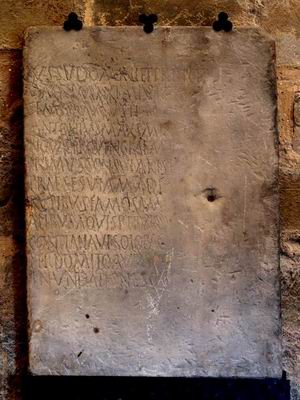 LAPIDA ROMANA DE SIRESA
