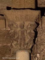 CAPITEL DE LA SALA OCULTA. LEONES ANDR�FAGOS
