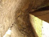 DETALLE DE LA B&Oacute;VEDA ABSIDAL Y DE LA TORRE