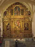 DETALLE DEL RETABLO DE LA CABECERA MODERNA.