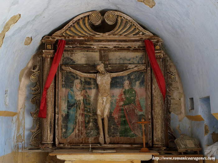 INTERIOR DE SAN MAM&Eacute;S; CRISTO ROM&Aacute;NICO