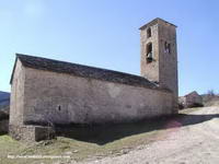 VISTA NORESTE DEL TEMPLO. TORRE A LOS PIES. SE DERRIB� EL �BSIDE