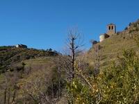 HORIZONTE DESDE TELLA: VIGEN DE LA PE�A Y FAJANILLAS