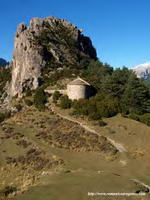VISTA DESDE EL ESTE DEL TEMPLO Y EL PUNTON DE LAS BRUJAS