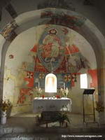 COPIA DE LAS PINTURAS ABSIDALES EN LA IGLESIA DE VI�