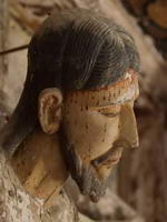 DETALLE DE LA CARA DEL CRISTO