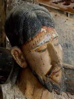 DETALLE DE LA CARA DEL CRISTO