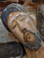DETALLE DE LA CARA DEL CRISTO