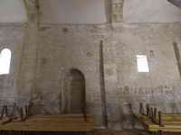 PORTADA CEGADA EN MURO SUR, DESDE EL INTERIOR