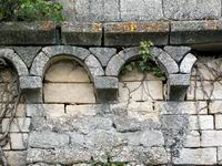 DETALLE DE ARQUER�A CIEGA EN MURO NORTE