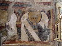 DETALLE DE LAS PINTURAS EN EL LADO NORTE