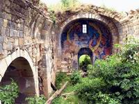 INTERIOR DELTEMPLO HACIA LOS PIES - �OBRA PICT�RICA�DE LOS DECORADORES DE TEMPLOS