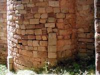 DETALLE DEL ARRANQUE DEL �BSIDE SUR. LESENA LOMBARDA