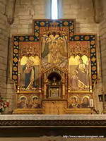 RETABLO MODERNO SUSTITUYENDO AL QUEMADO EN LA GUERRA CIVIL