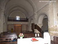INTERIOR DEL TEMPLO HACIA LOS PIES