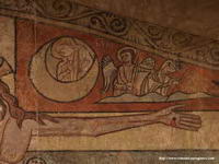 DETALLE DEL CALVARIO, CON LA LUNA Y �NGELES