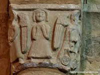 SANTA CECILIA EN INTRADOS DEL CAPITEL SUR DEL ARCO TRIUNFAL