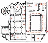 PLANO DEL TEMPLO Y CLAUSTRO