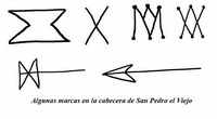 MARCAS DE CANTERO EN LA CABECERA DEL TEMPLO