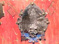 ARQUETA DE SAN PASTOR -PLACA MET�LICA CON INSCRIPCI�N