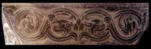 DETALLE DEL &Aacute;BACO DEL CAPITEL DE JACA