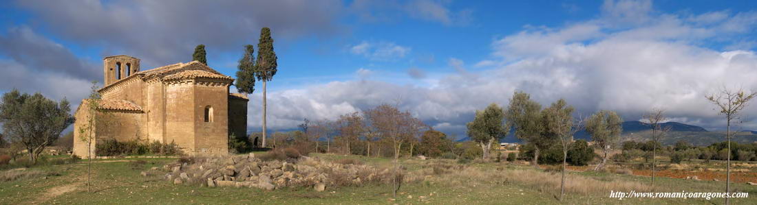 PANORAMICA DESDE EL SURESTE DEL TEMPLO