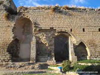 DETALLE DEL MURO SUR CON RESTOS DE VANOS