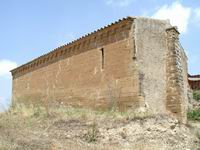VISYA SURESTE DEL TEMPLO. CABECERA PLANA CON CONTRAFUERTE