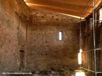 RESTAURACI&Oacute;N. CABECERA DESDE EL INTERIOR