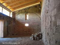 RESTAURACI&Oacute;N. MURO OESTE DESDE EL INTERIOR