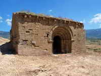 VISTA OESTE DEL TEMPLO. AL FONDO, ELPICO DE GRATAL