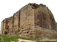 VISTA SURESTE DEL TEMPLO. CABECERA PLANA