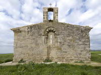 VISTA ESTE DEL TEMPLO. CABECERA PLANA Y VENTANAL