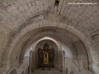 DETALLE DE LA B�VEDA DESDE EL CORO. FAJ�N ADAPTADO A LA DISCREPANCIA DE B�VEDAS