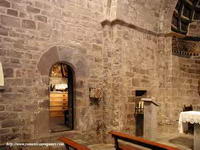 MURO NORTE DEL TEMPLO: ACCESO A C�MARA BAJO TORRE EN FUNCI�N DE SACRIST�A