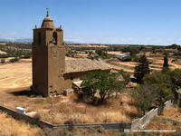 VISTA SUROESTE DEL TEMPLO, DESDE �EL CASTILLO�