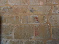 RESTOS DE PINTURA EN MURO NORTE