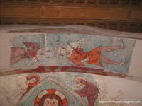DETALLE DEL &Aacute;BSIDE DE VIO EN 2001, SITUADO EN UNA SALA DEL PALACIO EPISCOPAL