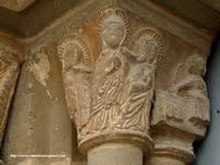 PORTADA DE LA IGLESIA DE SANTA FE,  EN CAPILLA DEL CEMENTERIO