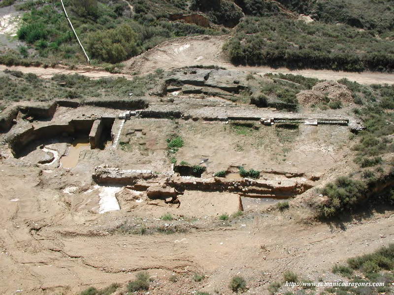VISTA DE LA PLANTA DEL TEMPLO DESDE EL CASTILLO