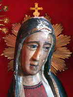 DETALLE DE LA VIRGEN GÓTICA