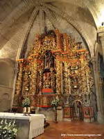 DETALLE DE LA CABECERA. ALTAR BARROCO